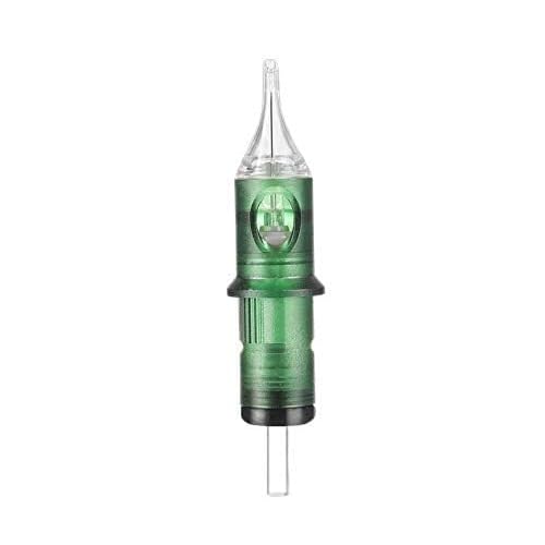 Artistic Tattoo Supply Tattoo Cartridge Needles - 20 Count, 0.35mm Curved Magnum Long Taper, 1219 Bugpin with Safety Membrane, Professional Disposable Tattoo Needles for Rotary Pen Machines