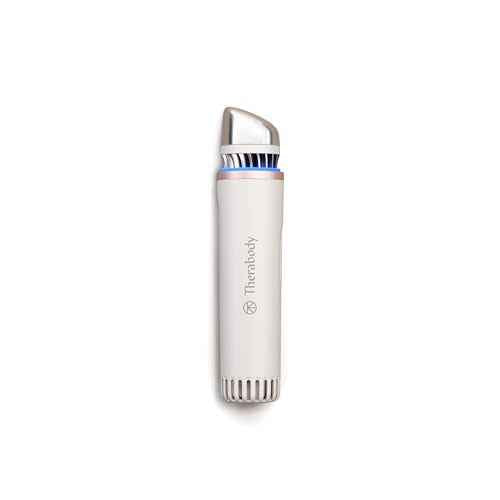 Therabody TheraFace Depuffing Wand ? Cold and Heat Skincare Treatment to Depuff and Glow; Beauty Wand, Face Roller and Eye Massager for Eye Puffiness, Dark Circles and Skin Radiance (White)