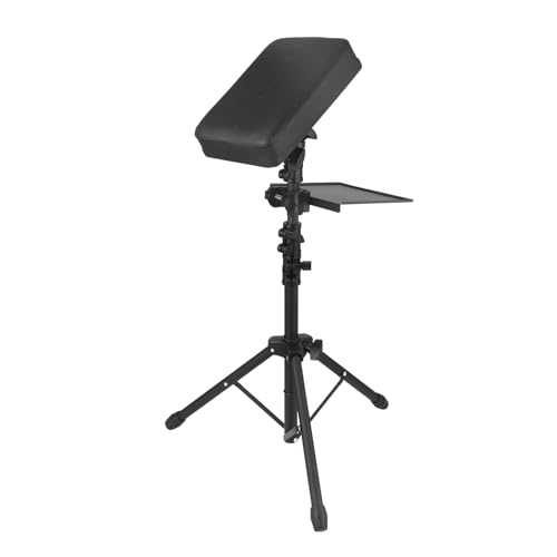Tripartite Tattoo Armrest Stand Tripod Adjustable Height Tattoo Arm Holder Adjustable Portable Tattoo Arm Leg Rest Soft Sponge Pad for Studio Salon Tattoo Supplies, Black