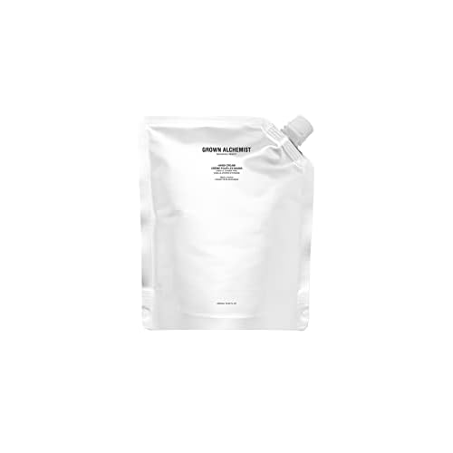 Grown Alchemist :: Hand Cream REFILL Pouch: Vanilla, Orange Peel. Non-Greasy Moisturizer that Soothes and Softens Hands, 500ml