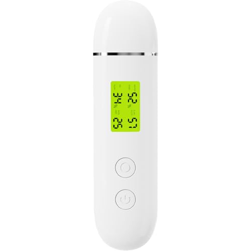 Skin Hydration Tester, Rechargeable Moisture Tester Digital LCD Display Skin Oil Content Analyzer Face Care Tool for Beauty Salon Spa Gift, Hydration Monitor