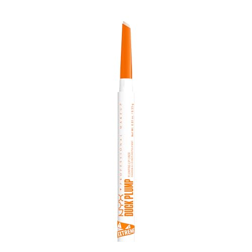 NYX PROFESSIONAL MAKEUP Duck Plump Plumping Lip Liner, Matte Pencil With Up To 10HR Wear, Ducking Clear (Clear Lip Liner)