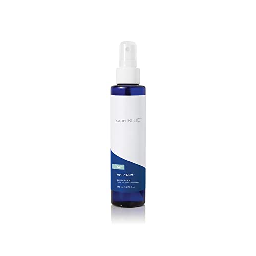 Capri Blue Dry Body Oil Spray ? Dry Body Moisturizer with Vitamin E, Jojoba ? Moisturizer Body Oil Scented with Luxury Fragrance - Paraben & Cruelty-Free (Volcano, 4.75 oz)