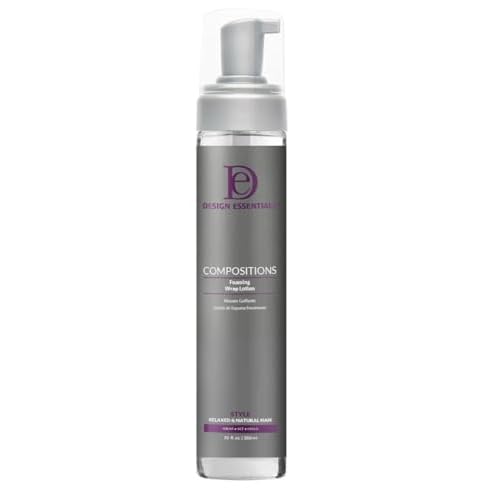 Design Essentials Compositions Foaming Wrap Lotion for All Hair Types. Create Wraps, Sets or Molds. Non Flaking, Detangling 288 ml Pump Bottle
