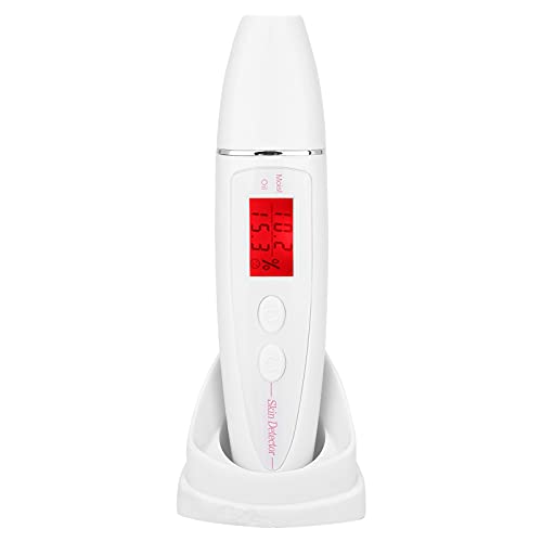 Skin Tester High Sensitive LCD Digital Skin Analyzer Water Oil Analyzer with Digital LCD Display Water Oil Monitor for Skin Care for Traveling,Home,Beauty Salon(02)