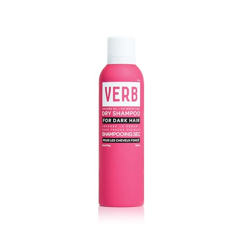 VERB Dry Shampoo Dark ? Refresh, Absorb Oils + Extends Styles - Refreshing Dry Shampoo Spray for Dark Tones - Vegan, No Parabens or Harmful Sulfates