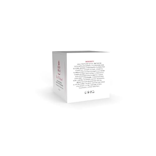Healthy Skin Lab Res-V-Retinol Resveratrol Face Night Cream, Anti-Aging Neck & D?collet? Moisturizer With Retinol, Hyaluronic Acid, Polypeptides, Hydrates & Brightening, 1.7oz
