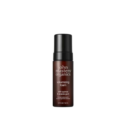 John Masters Organics Volumizing Foam 5.2 oz | 70%+ Organic Ingredients | Non-Aerosol | Long-lasting Hold | Cruelty-Free