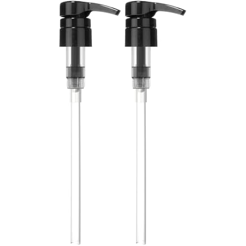 Bar5F Pump for 33.8-Oz Shampoo and Conditioner Liter Bottles (Fits 1" inch Bottle Neck 28/410) 2-Pack