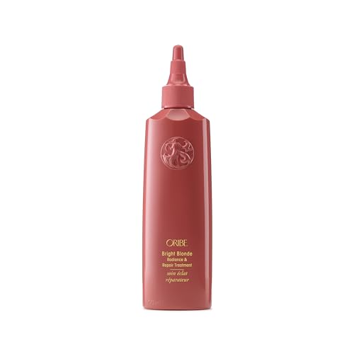 ORIBE Bright Blonde Radiance & Repair Treatment | Purple Toning Restorative Treatment | Brighten, Strengthen, and Restore Color-Treated Blonde Hair