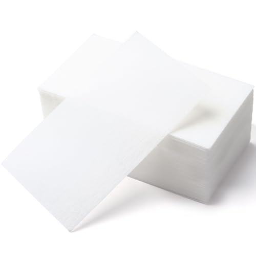 100pcs Perm Paper for Hair, Breathable End Papers for Hair Perm, Disposable Heat-Resistant Professional Hair Salon Home Hair Curling Papers for Thin Thick Short Long Hair- White