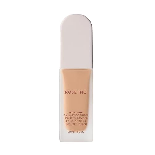 Rose Inc Women's Softlight Skin-Smoothing Liquid Foundation, 14W Medium Warm, Tan, 1 oz / 30 ml