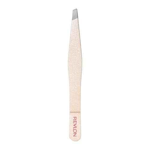 Revlon Designer Series Slant Tweezer, High Precision, Made With Long Lasting Stainless Steel, 1 Count