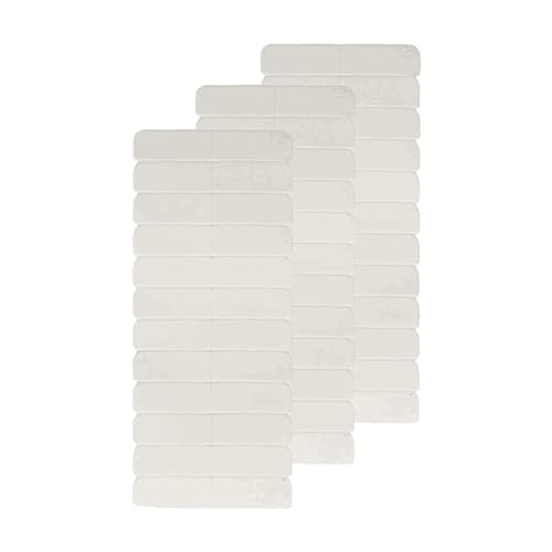 Full Shine Replacement Tape Hair Extensions Tape in No-Residue Tape for Extensions Human Hair Double Sided Tape in Hair Extensions White 0.8cm*4cm 36pcs
