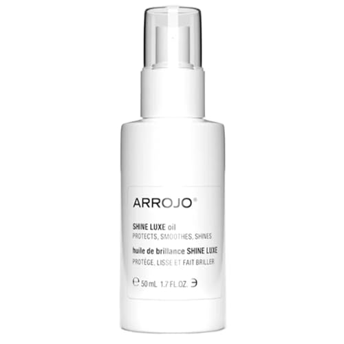 Arrojo Shine Luxe Hair Oil, 1.7 fl oz - Cruelty-Free, Paraben-Free Sulfate-Free Leave-In Oil with Vitamin B5, Jojoba & Sweet Almond ? Intense Hydration & Heat Protectant for All Hair Types