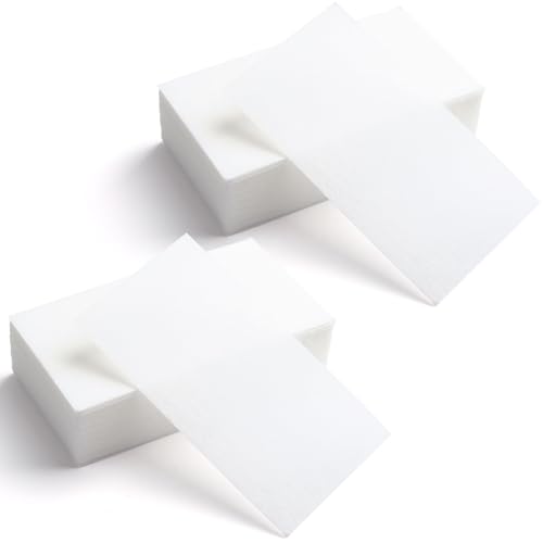 100pcs End Papers for Hair Perm, Disposable Salon Papers, High Temperature Resistance Curling Tool Hair Styling Accessories for Cold and Hot Perms- White