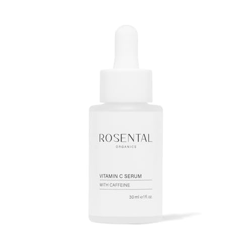 Organics Vitamin C Serum with Caffeine (30ml) ? Hydrating Face Serum for Dark Spots, Acne Scars, Wrinkles ? Brightening & Anti-Aging Facial Care ? Natural Cosmetics ? Made in Germany