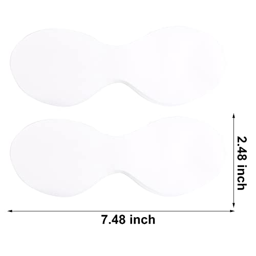 400 Sheets Disposable Non Woven Eye Mask Paper, Disposable Cotton DIY Eye Paper Disposable Cotton Eye Pillow Covers for Skincare Spa Wrap Moisture Retention