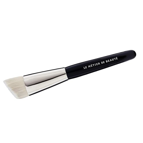 M?TIER Peau Vierge Foundation Brush ? Handcrafted ? Dual-Fiber Precision for Smooth, Airbrush Application ? Vegan & Cruelty-Free ? Ideal for Blending, Contouring & Creating a Glowing, Polished Canvas