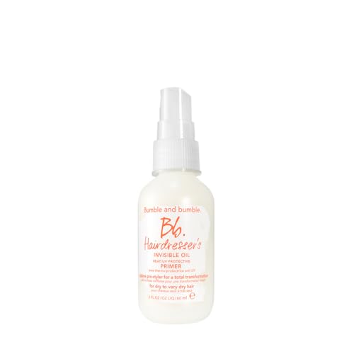 Bumble and bumble. Hairdresser's Invisible Oil Heat/UV Protection Leave-In Conditioner Hair Primer | Hydrating, Anti Frizz, Color Safe | Straight, Coily | With Argan Oil + Coconut Oil