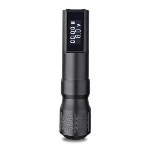 Tattoo Gun-Kiss of Dragon Tattoo Machine, Practice Tattoo Pen for Beginners, 1800mAh Power Supply Tattoo Machine Equipped with Customized High-Precision Motor