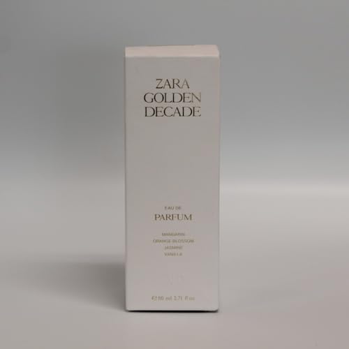 Zara Golden Decade for Women Perfume EDP Eau de Parfum, 80ml (2.71 fl oz) Sophisticated & Timeless Fragrance