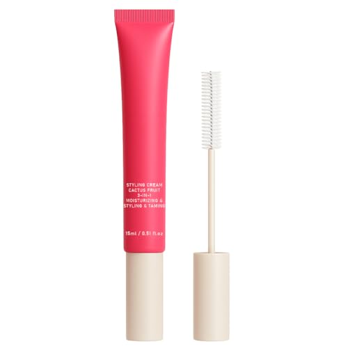Hair Cactus Fruit 3-in-1 Hair Styling Cream & Flyaway Taming Wand ? Sleek Finish, Frizz Control, Edge Smoothing & Hair Shine | Natural Oils Formula | Lightweight, Non-Greasy, Travel Size Styling Stick
