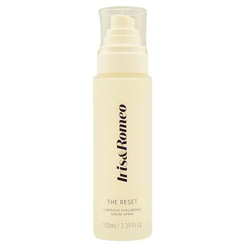 Iris & Romeo The Reset 3-in-1 Face Mist ? Hydrating Serum Spray with Hyaluronic Acid & Niacinamide, 3.39 oz