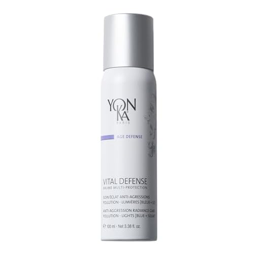 Yon-Ka Vital Defense Face Mist | Hydrating Anti-Pollution Finishing & Setting Spray | Protect Skin from Environmental Stressors and Natural and Artificial Light | 3.38 fl oz