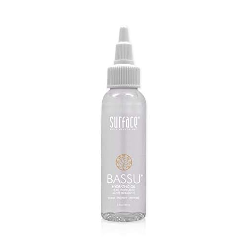 Surface Hair - Bassu Hydrating Oil - Hair Oil with Flax Seed, and Aloe Vera, Moisturize and Hydrate Repair Damaged Hair, Color Safe, 2 Fl Oz