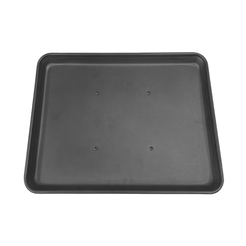 Steel Salon Tray for Hair Stylist - Attached to Chair, 360 Degree Rotating - Barber & Hairdressing Tools (Black)