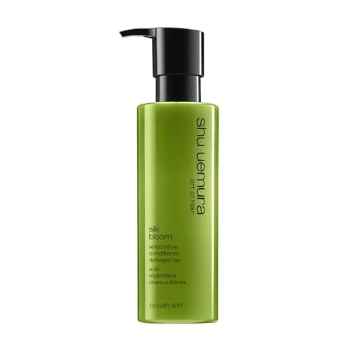 shu uemura art of hair Silk Bloom Conditioner For Damaged Hair - Repairs and Restores Damaged Strands, Adds Silky Smoothness, 8 Fl Oz