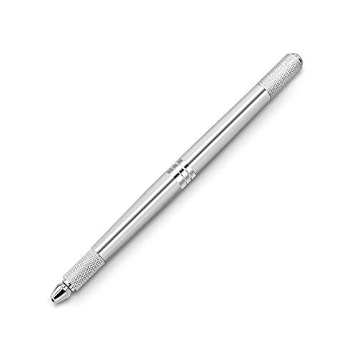 Pinkiou Microblading Pen Tattoo Machine for Permanent Makeup Eyebrow Beauty (silver)