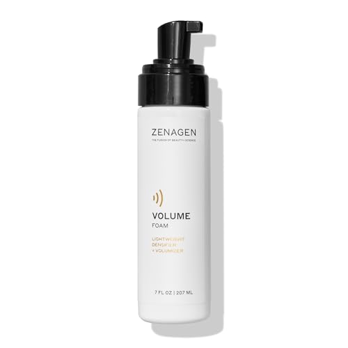 ZENAGEN Volume Foam | Lightweight Densifier + Volumizer, Boosts Hair Volume & Thickness, Provides Lightweight Hold, Nourishes & Strengthens Hair, Non-Greasy Plant-Based, Vegan, All Hair Types