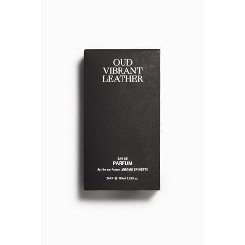 Zara Oud Vibrant Leather Cologne for Men EDP Eau De Parfum 100 ML (3.4 FL OZ)