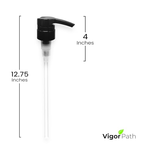 Universal Shampoo/Conditioner Dispenser Pump for Bottles, Leak Proof, Pump Top Fits 1 L/33.8 oz Bottles, 28/410 Neck Size, (Variety Pack of 2)