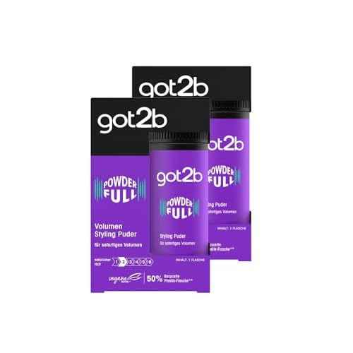Schwarzkopf got2b Powder'ful Vol Style Powder 10g (2x Pack)