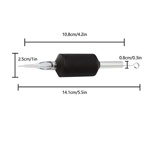 Needlehouse 1inch disposable tattoo needles tube combo Assorted 20pcs Mixed tattoo Tubes (1203/5/7/9/11RL)