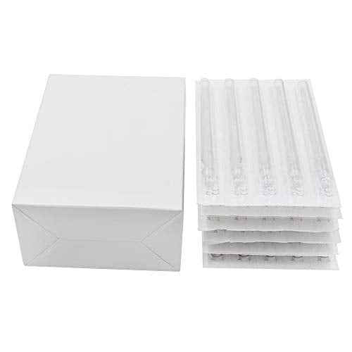 100PCS Mixed Long Disposable Tattoo Tips Tubes for 3RL 5RL 7RL 9RL 3RS 5RS 7RS 9RS 5M1 7M1 Tattoo Needles Tips Round Magnum for Tattoo Supplies
