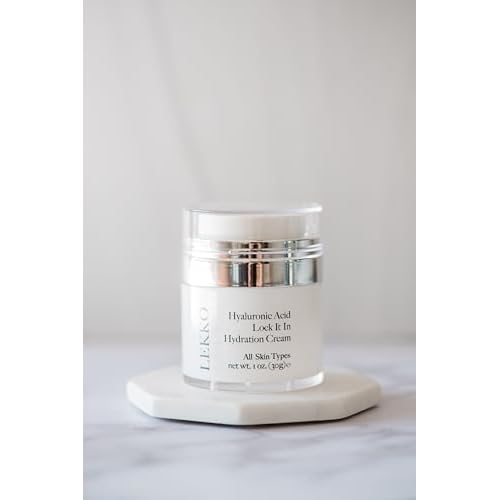LEKKO Aesthetics Hyaluronic Acid Lock It In Hydration Cream (1.0 Fl Oz)