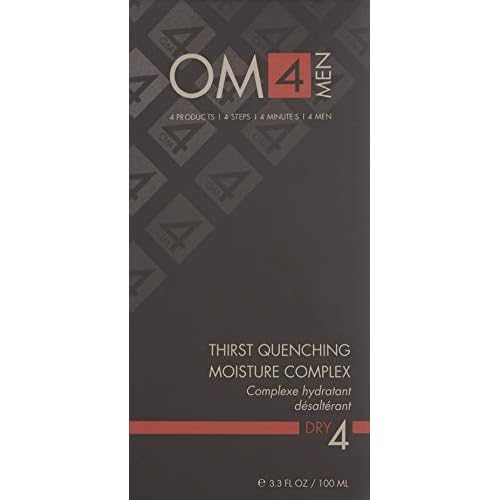 Organic Male OM4 Dry Step 4 - Thirst Quenching Moisture Complex Moisturizer Lotion for Men with normal to dry skin