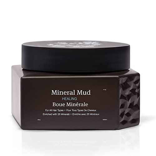 Saphira Mineral Mud Hair Mask, Deep Healing Hair Treatment for Dry, Damaged, Bleached, Color-Treated Hair and Scalp, Sulfate-Free, Paraben-Free, Repairs, Hydrates and Adds Shine, 34 Ounce
