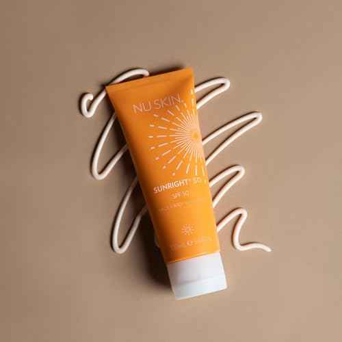 Nu Skin Sunright¢ç Face & Body Sunscreen SPF 50 | Broad-Spectrum UVA/UVB Protection | Non-Greasy & Water-Resistant Formula | Antioxidant-Infused | 3.4 fl. oz.