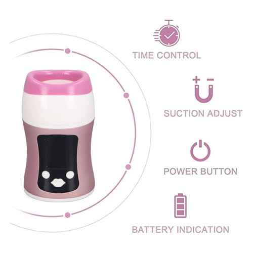 ZJchao Electronic Lip Plumper, Portable Lip Enhancer for Thicker Lips - Makeup Tool with Time Control for Lip Care Device