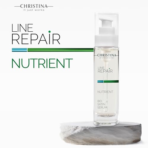 Cristina Nutrient Bio Satin Face Serum - 30 ml - Squalane, Vitamin A and Vitamin C Serum for Face for Even, Radiant Glow and Firmer Complexion - For Dry, Normal and Sensitive Skin