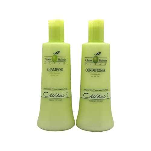 Chihtsai Volume Moisture Olive Shampoo & Conditioner Set (17 Fl.oz)