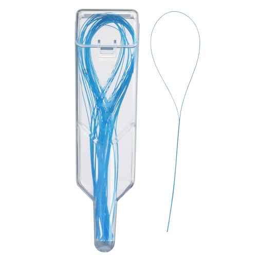 GUM EEZ-Thru Floss Threaders, Dental Flossers for Braces, Bridges, & Implants,25 Count(Pack of 6)