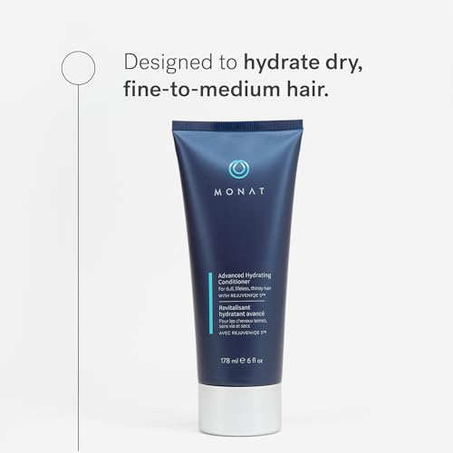MONAT Advanced Hydrating Conditioner - Lightweight, Hyaluronic Acid-Infused Moisturizer for Fine to Medium Hair, Color-Safe, 178ml (6 fl. oz.)
