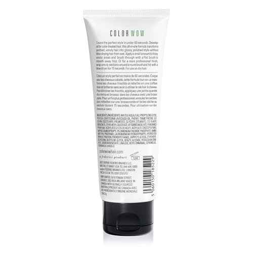 COLOR WOW One Minute Transformation ? Instant frizz fix| Nourishing styling cream smooths, tames + defrizzes on the spot| Avocado oil + Omega 3¡¯s hydrate, repair for silkier, smoother texture