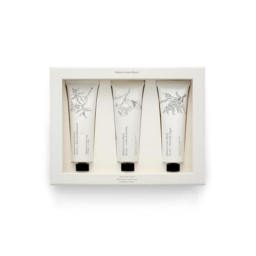 Maison Louis Marie - Hand Cream Trio Set with No.04 Bois de Balincourt, No.09 Vall?e de Farney + No.13 Nouvelle Vague | Luxury Clean Beauty + Non-Toxic Fragrance (3 x 50ml | 1.7 fl oz)